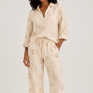 <span class=keywords><strong>Pigiama</strong></span> da <span class=keywords><strong>Donna</strong></span> Stampato, Abbigliamento da Notte Traspirante, Cardigan con Bottoni, Abbigliamento da Notte Femminile, Set <span class=keywords><strong>Pigiama</strong></span> in <span class=keywords><strong>Cotone</strong></span> per Donne - Product Image 1