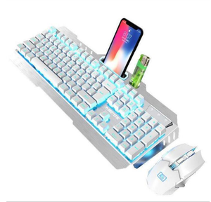 <span class=keywords><strong>K670</strong></span> RGB คีย์บอร์ดเมาส์คอมโบลูกบิดแบบชาร์จไฟได้2.4กรัมส่งคีย์บอร์ดไร้สายและชุดเมาส์ - Product Image 1