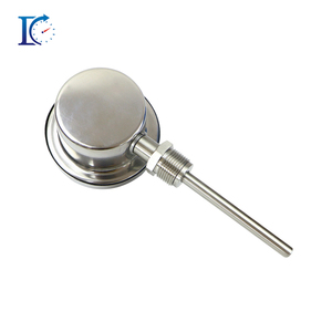 Thermomètre bimétallique entièrement en acier inoxydable Contrôleur de température et enregistreur OEM Thermomètre à pression en verre similaire personnalisable - Product Image 2