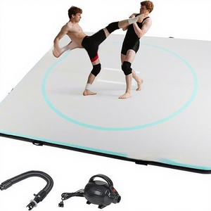 Colchoneta Inflable Resistente para Gimnasia - Colchón de Aire de PVC para Práctica de Lucha, Judo, <span class=keywords><strong>Taekwondo</strong></span> y Salto de Espalda - Product Image 5