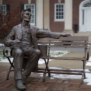 Escultura Metálica Conmemorativa Personalizada de Gran Tamaño para Exteriores, <span class=keywords><strong>Estatua</strong></span> de Abraham <span class=keywords><strong>Lincoln</strong></span> de Latón y Bronce para Parque - Product Image 4