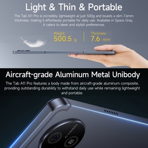 Nouvelle tablette PC 11 pouces Ulefone Tab A11 Pro, 8 Go + 256 Go, Android 14 MediaTek Helio G99 Octa Core 4G Network, EU Plug - Product Image 2