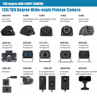 Vente chaude Caméra de recul universelle AHD 720P 1080P Étanche IP69K Vision nocturne Caméra de recul Accessoires de voiture Aide