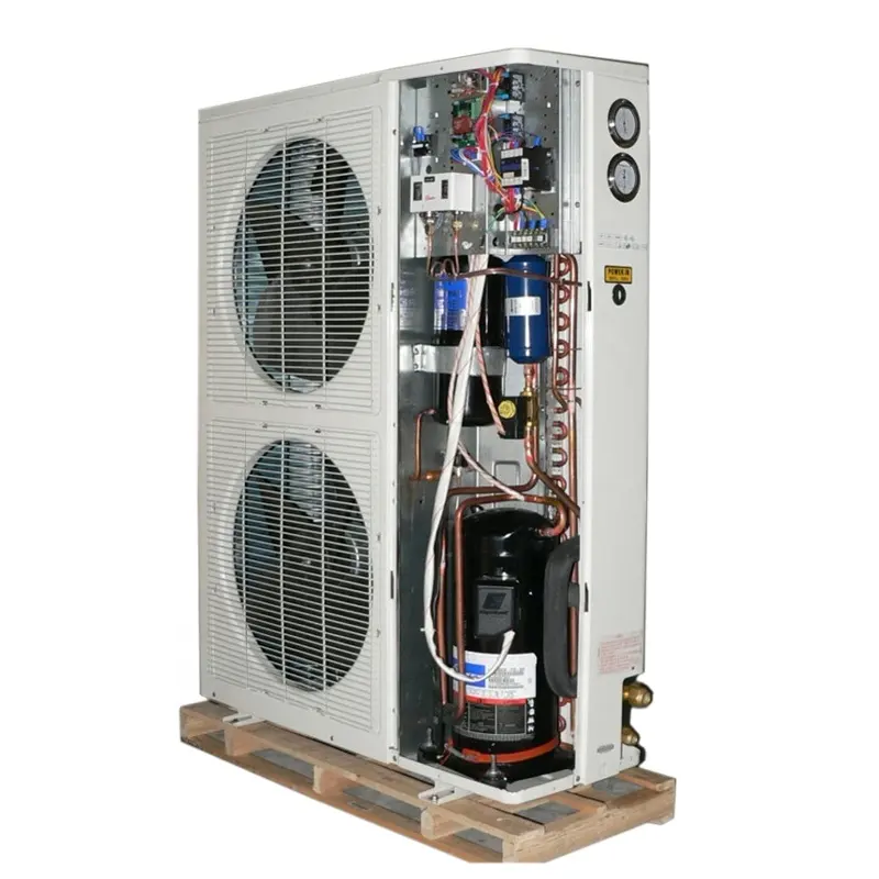 Motor de refrigeração refrigeração ar r404a, dc 1 ano, 1 ano, processo condensador de ano, peças de reposição de resfriamento 220/380v, motor 150