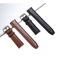Bracelets de montre CHARM en cuir véritable pour GT 2/3/4/5 avec boucle à ardillon, tailles 18 mm/20 mm/22 mm