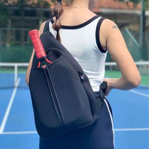 Ready-Made Waterproof Perforated Crossbody <b>Bag</b> for Men and Women Convenient Outdoor Sports Design for Pickleball Rackets - Product Image 2