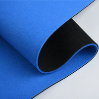 Cuir suédé synthétique en microfibre 1.0Mm-2.0Mm Tissu en cuir Couleur Double face Tissu en cuir suédé en microfibre