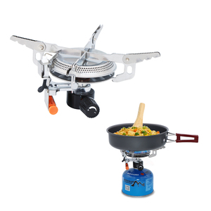 Réchaud à <span class=keywords><strong>gaz</strong></span> portable Urpool pour le <span class=keywords><strong>camping</strong></span> en plein air, <span class=keywords><strong>ultra</strong></span> léger, barbecue, pique-nique, acier inoxydable, mini réchaud à <span class=keywords><strong>gaz</strong></span> pliable pour la randonnée - Product Image 4