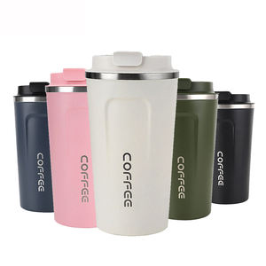 Termo Tazze di Caffè, Logo Personalizzato Tenere In Caldo per 10 ore A Tenuta Auto Tazza di Caffè, 380ml 500ml In Acciaio Inox Tazza di Caffè - Product Image 1