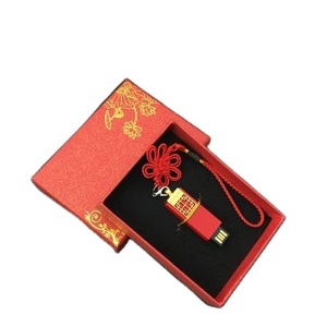 Clé USB en forme de cœur rouge de dessin animé, USB 2.0, 4 Go, 8 Go, 16 Go, 32 Go, 64 Go, 128 Go, Clé USB créative, Cadeau original - Product Image 2