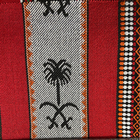 Tissu de canapé Sadu arabe 100% polyester, design multicolores à prix bas