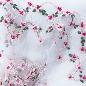 30CM di <span class=keywords><strong>pizzo</strong></span> floreale per abito da sposa foglie modello Tulle fiore di <span class=keywords><strong>pizzo</strong></span> Applique - Product Image 1