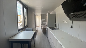 20ft vận chuyển container nhà hàng nhà nhỏ đơn vị đúc sẵn cho cửa hàng sử dụng vật liệu bảng điều khiển bánh sandwich thép xây dựng - Product Image 6