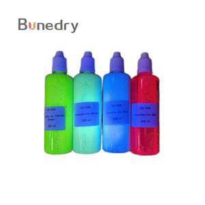Encre UV invisible pour impression numérique jet d'encre à base d'eau 100 ml, 6 couleurs fluorescentes pour l'authentification de documents - Product Image 1