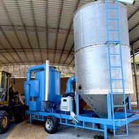 Sécheuse à maïs à bon prix, sécheuse à céréales mobile pour l'agriculture