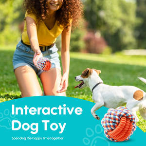 En popüler tüm satış TPR pamuk halat köpek topu oyuncaklar dayanıklı köpek topu oyuncak yüksek kalite çiğnemek pet oyuncaklar top - Product Image 6