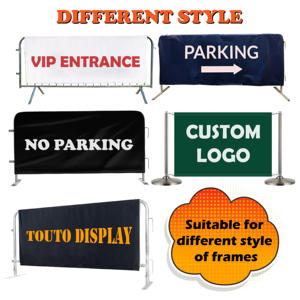 Diseño Personalizado de Tela de Tráfico Barricada Malla Banner Barrera Exterior Valla para Eventos Publicidad Control de Multitudes para Ferias Comerciales - Product Image 2