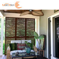 Panel de cercado de privacidad, de aluminio y Metal, corte láser, decorativo para jardín