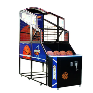 เครื่องเกมอาร์เคด 2-in-1 สำหรับสวนสนุก เกมเด็กคุณภาพสูง เกมบาสเก็ตบอลอาร์เคด เกมเต้นบาสเก็ตบอล - Product Image 3