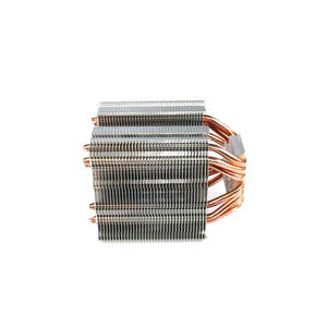 Aluminum Radiator PC CPU Cooler 2 Tower <b>Fan</b> Flat Heat With 6 Copper Pipe Cooling Accessories - Product Image 6