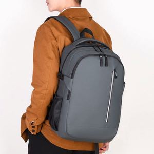 Custom Designer <b>Laptop</b> Leather Backpack Mochila Business Waterproof School Student <b>Bags</b> Travel <b>Women</b> Backpack with Usb Charger - Product Image 6