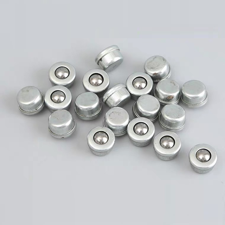 Roulement à Billes Transfert BQLZR 25mm Acier Nylon - Roulette Tige Filetée M12 Charge 120kg