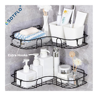 Support de douche à angle collé Suspension SUS304 en acier inoxydable antirouille support de salle de bain support de douche mural