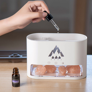 Hot Bán Ngọn Lửa Khuếch Tán Hương Thơm Đầy Màu Sắc Lửa USB Tinh Dầu 250Ml Hương Thơm Khuếch Tán Tinh Thể Muối Đá Lửa Tạo Độ Ẩm - Product Image 5