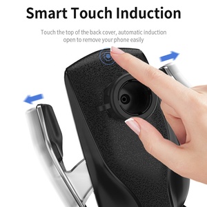 Serrage automatique Voiture Chargeur Sans Fil 10W <span class=keywords><strong>Charge</strong></span> <span class=keywords><strong>Rapide</strong></span> pour Iphone 11 Pro XR XS Huawei <span class=keywords><strong>P30</strong></span> Pro Qi Infrarouge capteur de Support de Téléphone - Product Image 5