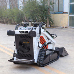 รถตักล้อยางขนาดเล็กแบบสกิดสเตียร์พร้อมขาย  มีเครื่องยนต์ EPA เป็นตัวเลือกเสริม ได้รับการรับรองมาตรฐาน CE เหมาะสำหรับงานก่อสร้างและจัดสวน - Product Image 5