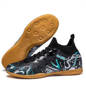 Chaussures de <span class=keywords><strong>futsal</strong></span> d'intérieur de haute qualité pour adultes, semelles plates, résistantes à l'usure et antidérapantes, chaussures d'entraînement personnalisables OEM/ODM - Product Image 3