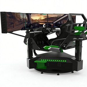 Nuovo Design Moderno di Simulatore di Guida con Cockpit Elegante e Ritagli Geometrici per un Look Industriale e <span class=keywords><strong>Sportivo</strong></span> - Product Image 1