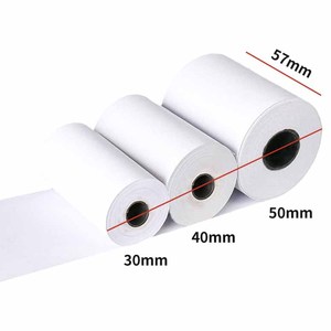Rollos de Papel Térmico para Recibos de 80x80 mm, 70 g/m², Impresión Clara sin Tinta, Papel para Boletos y Facturas - Product Image 2