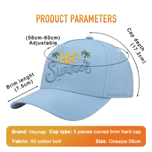Casquette de baseball personnalisée en gros, protection solaire, séchage rapide, imperméable, respirante, pour sports de plein air, course à pied, randonnée, pêche - Product Image 3
