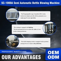 Máquina Souflage De Bouteilles Máquina para hacer botellas Nueva máquina de soplado semiautomática