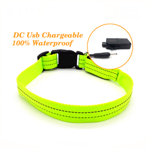 2019 아마존 베스트셀러 애완 동물 용품 어두운 개 높은 가시성 USB 충전식 <span class=keywords><strong>Led</strong></span> 개 안전 칼라 - Product Image 5