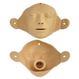 Cardiopulmonary resuscitation (CPR) manikin accessories with interchangeable face skin; CPR manikin <b>dummy</b> face skin. - Product Image 1