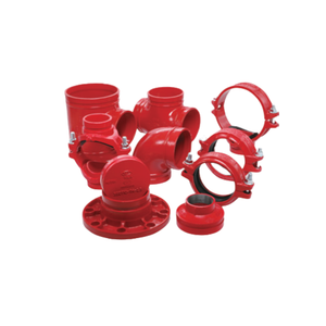 Youfa dễ uốn sắt đúc phụ kiện đường ống rãnh chia mặt bích - Product Image 5