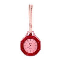 Montre de poche analogique à quartz D-sport Fashion, design pop sportif de luxe, lunette octogonale en verre, bracelet en cuir