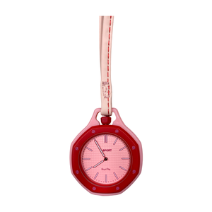 Montre de poche analogique à quartz D-sport Fashion, design pop sportif de luxe, lunette octogonale en verre, bracelet en cuir - Product Image 3