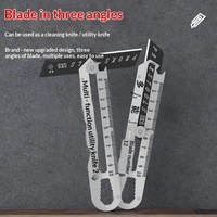 Couteau utilitaire multifonctionnel avec échelle, coupe-papier peint domestique