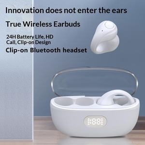 Auriculares de Clip para Oreja TWS, Auriculares Inalámbricos Premium BT 5.3, Auriculares Estéreo de Alta Fidelidad con Cancelación de Ruido ANC - Product Image 5