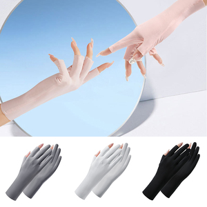Gants mi-doigts <span class=keywords><strong>anti</strong></span>-<span class=keywords><strong>UV</strong></span>, protection contre les rayons <span class=keywords><strong>UV</strong></span>, gants fins sans doigts, <span class=keywords><strong>mitaines</strong></span> pour la conduite en plein air, écran solaire - Product Image 3