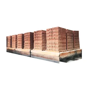 Tunnel kiln for brick drying red mud brick making plant oven with clay hollow brick tiles making machine