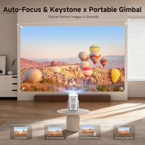 Proyector ISinbox 4K 1200 ANSI Lúmenes con Aplicaciones Integradas, WiFi, Enfoque Automático, Portátil para Exteriores, Cine en Casa, Juegos, Android 10 - Product Image 3