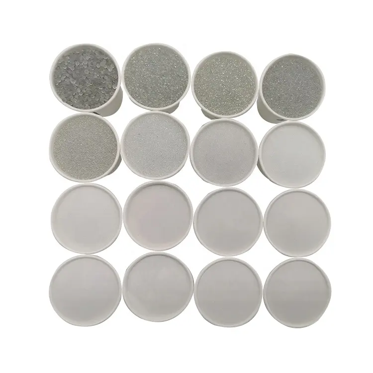 Prix en gros de microbilles transparentes de bonne qualité perles de verre rondes de sablage abrasif