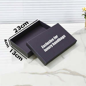 High End Black Folding <b>Packaging</b> Box Manufacturer Hand Paper Gift Bags Wholesale for Luxury Bags Belts Accessories Packing - Product Image 1
