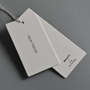 Tùy chỉnh thấp moq in logo treo thẻ & nhãn hiệu cho quần áo & giày thân thiện với môi giấy in <span class=keywords><strong>tag</strong></span> với miễn phí bông sợi dây thừng - Product Image 3