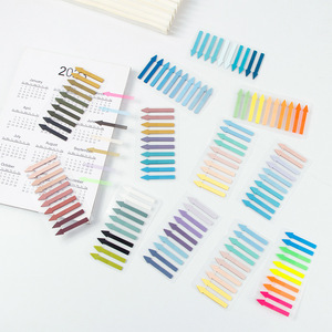 Notas Adhesivas con Flecha Indicadora de PET Ultrafino, Personalizables con Logotipo, Translúcidas, con Índice de Color, Autoadhesivas, Resistentes al Agua, Pequeñas - Product Image 1