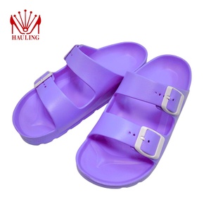 Classic EVA Two Strap <b>Sandals</b> Custom Colors Adjustable <b>Buckle</b> Soft Cushion Beach Light Weight Anti-Slippery <b>Women</b> - Product Image 5